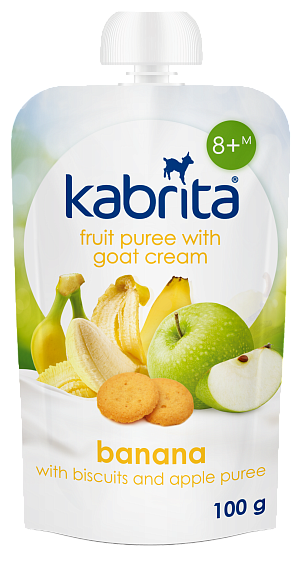 Kabrita® Püree banaan küpsisega