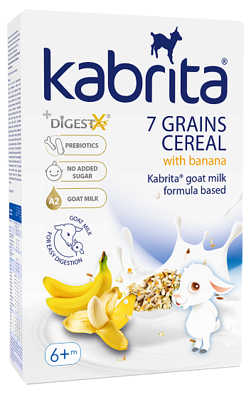 Kabrita® piimasegu sisaldav 7-viljapuder banaaniga